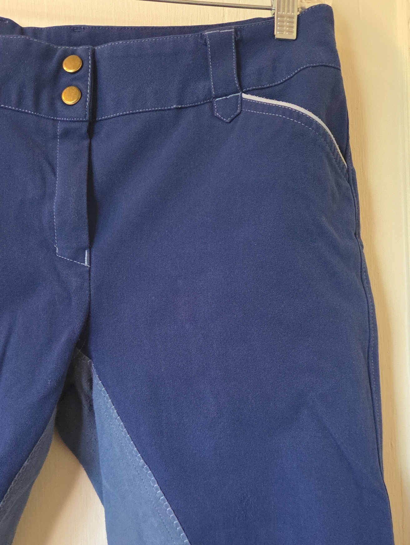 Smartpak Piper Suede Fullseat Breeches - Navy/Sky - 34 Long — image 4 of 8